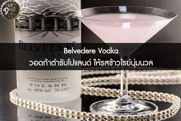 Belvedere Vodka วอดก้าตำรับโปแลนด์ ให้รสข้าวไรย์นุ่มนวล